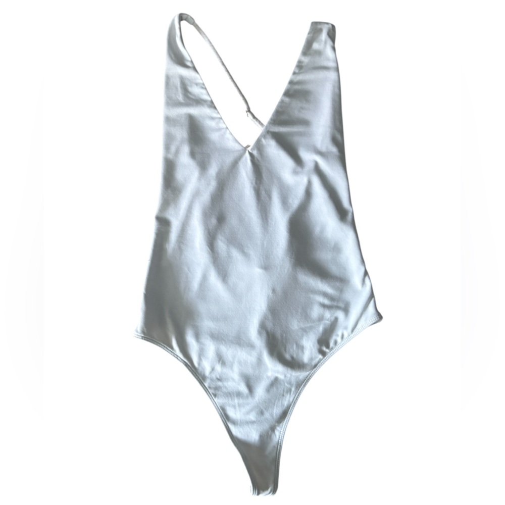 Babaton White Bodysuit Size Small